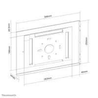 NEOMOUNTS Halterung WL15-660 - Eigenschaften: Fix - Bildschirmdiagonale: 12.9 - Detailfarbe: Weiss - Tablet Kompatibilität: iPad Pro 12.9 (3. Gen./2018) - iPad Pro 12.9 (4. Gen./2020) - iPad Pro 12.9 (5. Gen./2021)