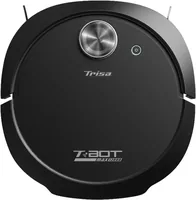 Trisa Saugroboter T-Bot Max 12000 - Ladezeit: 300 min - Fernbedienung: Smartphone (WLAN) - Detailfarbe: Schwarz - Filtertyp: HEPA-Filter - Max. Laufzeit: 180 min - Nasswischfunktion: Ja