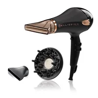 Bellissima Haartrockner My Pro P5 3800 Schwarz/Gold - Typ: Trockner - Diffusor: Ja - Klappbarer Griff: Nein - Spannungsanpassung: Keine Angaben - Detailfarbe: Gold - Schwarz - Ionentechnologie: Keine Angaben
