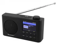 soundmaster Internet Radio IR6500SW Schwarz - Widerstandsfähigkeit: Keine Angabe - Radio Tuner: DAB+ - FM - Internetradio - Stromversorgung: Akkubetrieb - Detailfarbe: Schwarz - Streaming Formate: Keine - Ausstattung: Display - Senderspeicher - Sleep-Time