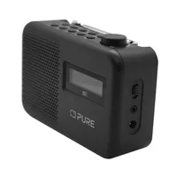 Pure DAB+ Radio Elan One2 Schwarz - Widerstandsfähigkeit: Keine Angabe - Radio Tuner: DAB+ - FM - Stromversorgung: Batteriebetrieb - Netzbetrieb - Detailfarbe: Schwarz - Streaming Formate: Keine - Ausstattung: Display - Lautstärkeregler - Schlummerfunktio