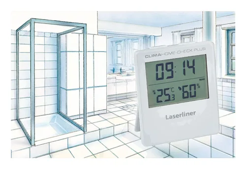 Laserliner Thermo-/Hygrometer ClimaHome Check Plus Digital - Detailfarbe: Weiss - Typ: Thermo-/Hygrometer - Anwendungsbereich: Temperaturmessung - Luftfeuchtigkeitsmessung