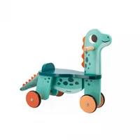 Janod Dino Portosaurus Rutscher - Altersempfehlung ab: 12 Monaten - Detailfarbe: Mint - Material: Holz - Zertifikate: FSC - Höhenverstellbar: Nein - Produkttyp Lauflerner: Laufsitz