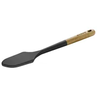 Staub Teigschaber Schwarz/Braun - Set: Nein - Detailfarbe: Braun - Schwarz - Spülmaschinenfest: Ja - Material Küchenhelfer: Silikon