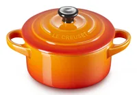 Le Creuset Auflaufform Mini Cocotte Rund,  Deep teal - Materialtyp: Keramik - Material: Steinzeug - Detailfarbe: Dunkelgrün - Mikrowellenfest: Ja - Spülmaschinenfest: Ja - Set: Nein
