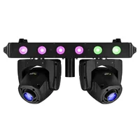 BeamZ Moving Head Fuze Twin Bar - Typ: Moving Head - Leuchtmittel: LED - Ausstattung: Lüfter - Gobo - Farbwechsler - DMX-fähig - Funktionen: Andere