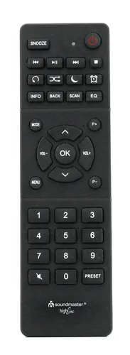 soundmaster Radio-Tuner ICD4350SW Schwarz - Radio Tuner: Internetradio - FM - DAB+ - Schnittstellen: RJ-45 (LAN) - 3.5 mm Klinke - WLAN - USB - Bluetooth - Detailfarbe: Schwarz - Bluetooth: Ja - Streaming Formate: UNDOK-Multiroom - Audio-Verstärker: Nein