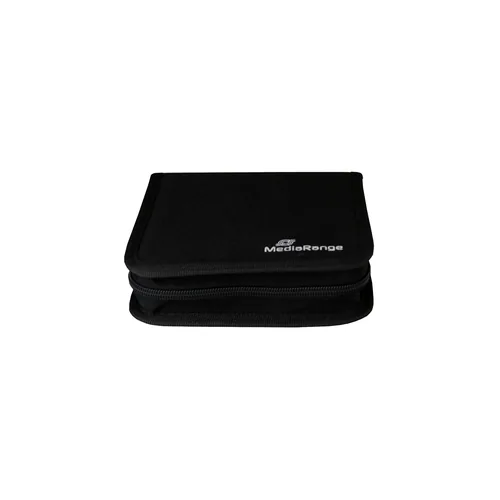 MediaRange BOX50 optical disc case Wallet case 24 discs Black