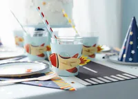 Partydeco Glasmarkierer Flugzeug Mehrfarbig - Produkttyp: Glasmarkierer - Material: Papier - Detailfarbe: Mehrfarbig - Set: Ja - Verpackungseinheit: 6 Stück