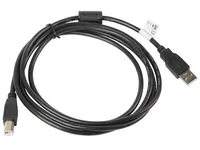 Lanberg CA-USBA-11CC-0018-BK USB cable USB 2.0 1.8 m USB B Black
