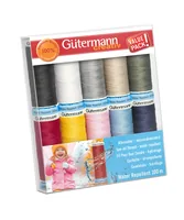 Gütermann Nähgarn-Set Water Repellent 10 Stück, Mehrfarbig - Detailfarbe: Mehrfarbig - Garn-Art: Nähgarn - Set: Ja