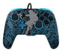 PDP Rematch Wired Controller 500-134-SKSG NSW,Shoot,Glow in the Dark