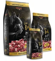 Leonardo Cat Food Trockenfutter Fresh Rind, 250 g - Tierbedürfnis: Kein besonderes Bedürfnis - Geschmacksrichtung: Rind - Zertifikate: Keine Zertifizierung - Fleischsorte: Rind - Packungsgrösse: 0.25 kg - Futtereigenschaft: Ohne künstliche Zusätze - Hoher