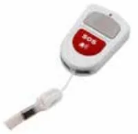 Olympia Funk-Fernbedienung Notrufknopf mit Umhängeband - Batterietyp: CR2430 - Anzahl Batterien: 1 - Detailfarbe: Weiss - Tiefe: 60 mm - Breite: 40 mm - Höhe: 15 mm