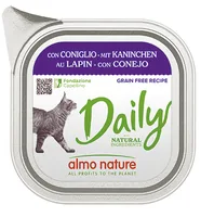 Almo Nature Nassfutter Daily mit Kaninchen 100g - Tierbedürfnis: Kein besonderes Bedürfnis - Geschmacksrichtung: Kaninchen - Zertifikate: Keine Zertifizierung - Fleischsorte: Kaninchen - Packungsgrösse: 100 g - Futtereigenschaft: Getreidefrei - Glutenfrei