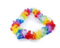 Partydeco Halskette Hawaii 90 cm, Mehrfarbig - Packungsgrösse: 1 Stück - Produkttyp: Partyaccessoire - Material: Polyester - Detailfarbe: Mehrfarbig - Motto: Sommer