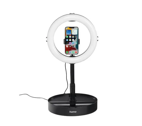 Hama SpotLight FoldUp 102 II LED-Ringleuchte f. Smartphone