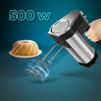 Cecotec PowerTwist 500 Hand mixer 500 W Black, Stainless steel