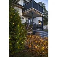STAR TRADING System Decor LED-Vorhang 1m 12.495-47 Extra, schwarz, 2m