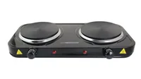 Esperanza EKH010K hob Black Countertop 2 zone(s)