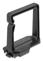 DELOCK Kabelbügel 70 x 70 mm mit Montageplatte schwarz