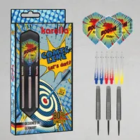 Karella Steeldart Comic Line CL-1 22 g, 3 Stück - Nachhaltigkeit: Nicht angegeben - Dart Art: Steel Dart - Detailfarbe: Mehrfarbig - Material: Messing - Gewicht: 22 g
