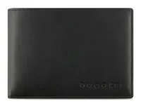 Bugatti Portemonnaie Super Slim Schwarz - Nachhaltigkeit: Nicht angegeben - Farbe: Schwarz - Verschlussart: Klappdeckel - Münzfach: Ja - RFID-Schutz: Ja - Material: Polyester - Rindleder