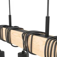 EGLO Leuchten Pendelleuchte TOWNSHEND 5 schwarz exkl. E27 4x60W - Betriebsart: Netzbetrieb - Lampensockel: E27 - Farbtemperatur Kelvin: Je nach Leuchtmittel - Gesamtleistung: 240 W - Farbwiedergabeindex CRI: 0 - Dimmbar: nicht dimmbar