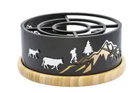 Kadastar Fondue-Rechaud Magnetic Mountain Schwarz - Material: Stahl - Betriebsart: Pastenbrenner - Detailfarbe: Schwarz - Set: Nein