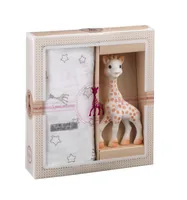 Sophie la girafe Geschenkset Spielfigur und Mulltuch - Material: Kautschuk - Baumwolle - Detailfarbe: Mehrfarbig