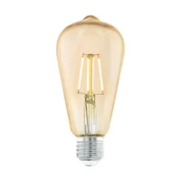 EGLO Leuchten Lampe 4 W E27 Warmweiss - Energieeffizienzklasse EnEV 2020: G - Lampensockel: E27 - Farbtemperatur Kelvin: 2200 K - Gesamtleistung: 4 W - Dimmbar: nicht dimmbar - Zusätzliche Ausstattung: Keine