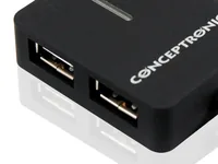 CONCEPTRONIC 4-Port Hub USB-A2.0->4xA2.0 o.Netz. sw