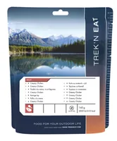 Trek 'N Eat Hauptgericht Creamy Chicken - Produkttyp: Fleischgerichte - Nährwertangabe pro: 100 g - Energiegehalt (in kj): 1761 KJ - Energiegehalt (in kcal): 421 Kcal - Fett: 15 g - Davon gesättigte Fettsäuren: 6.3 g