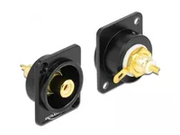 Delock D-Typ Cinch Buchse zu Lötanschluss - Kabeltyp: Audio Kabel - Videoanschluss Seite A: Terminalblock - Videoanschluss Seite B: Cinch