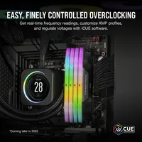 DIMM 16 GB DDR5-5200 (2x 8 GB) Dual-Kit (schwarz, CMH16GX5M2B5200C40, Vengeance RGB, INTEL XMP)