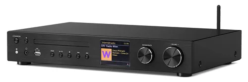 soundmaster Radio-Tuner ICD4350SW Schwarz - Radio Tuner: Internetradio - FM - DAB+ - Schnittstellen: RJ-45 (LAN) - 3.5 mm Klinke - WLAN - USB - Bluetooth - Detailfarbe: Schwarz - Bluetooth: Ja - Streaming Formate: UNDOK-Multiroom - Audio-Verstärker: Nein