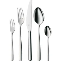 WMF Besteck-Set Boston 30-teilig, Silber - Produkttyp: Besteck-Set - Material: Cromargan - Griffmaterial: Cromargan - Detailfarbe: Silber - Anzahl Teile: 30 Teile - Spülmaschinenfest: Ja