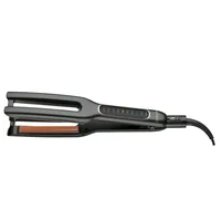 Revlon Haarglätter Double Straight - Ionentechnologie: Nein - Haarglätter Eigenschaften: Automatische Sicherheitsabschaltung - Glätten - Verriegelungsmechanismus - Einstellbare Temperatur - Material Glättplatten: Keramik - Anwender: Heimanwender