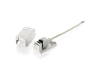 Equip 1-Port Keystone Jack Surface Mount Box