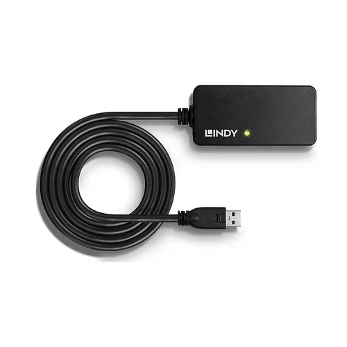LINDY 10m USB 3.0 Active Extension Hub Pro 4 Port Only for use with 43158