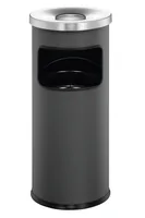 DURABLE Papierkorb Safe mit Ascher rund anthrazit