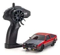 Kyosho Toyota AE86 RD/BK 1:28, Rot/Schwarz - Altersempfehlung ab: 6 Jahren - Detailfarbe: Rot - Schwarz - Benötigt zur Fertigstellung: Batterien für Fahrzeug - Batterien für Sender - Sender - Empfänger - Kapazität Wattstunden: 0 Wh - Modelltyp: Auto