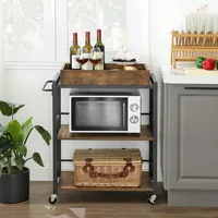 Vasagle Bar Trolley With Tray
