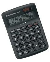 Soennecken Taschenrechner CS900, Schwarz - Stromversorgung: Solarbetrieb - Typ: Taschenrechner - Detailfarbe: Schwarz - Displaytyp: LCD - Anzahl Zeilen: 1 × - Anzahl Stellen: 12 ×