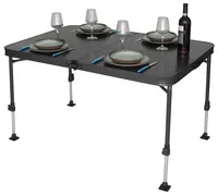 Eurotrail Campingtisch Revel - Anzahl Personen: 4 - Tischart: Esstisch - Tiefe: 80 cm - Breite: 120 cm - Höhe: 69 cm - Tiefe (Packmass): 80 cm