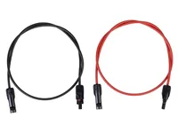FURBER.power Solarkabel 4 mm² FC4, Set, 1 m - Anschluss Seite B: FC4 Stecker (kompatibel mit MC4 - DL4 - TS4 - QC4) - Anschluss Seite A: FC4 Buchse (kompatibel mit MC4 - DL4 - TS4 - QC4)