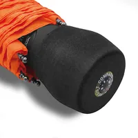 EuroSCHIRM light trek automatic Orange Fiberglas Polyester Kompakt Regenschirm