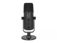 Delock Kondensatormikrofon USB für Streaming, Podcasting - Typ: Einzelmikrofon - Bauweise: Desktop - Anwendungsbereich: Konferenz - Video - Gesang & Sprache - Voice-Chat / Gaming - Wandlerprinzip: Kondensator - Richtcharakteristik: Kugel - Niere - Umschal