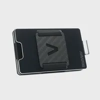 AVIATOR Wallet Slide - Münzfach: Ja - RFID-Schutz: Ja - Farbe: Schwarz Matt - Material: Aluminium - Verschluss: Clip
