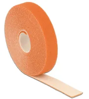 DELOCK Kabelbinder Klettverschluss 5000x20mm 1x Rol orange